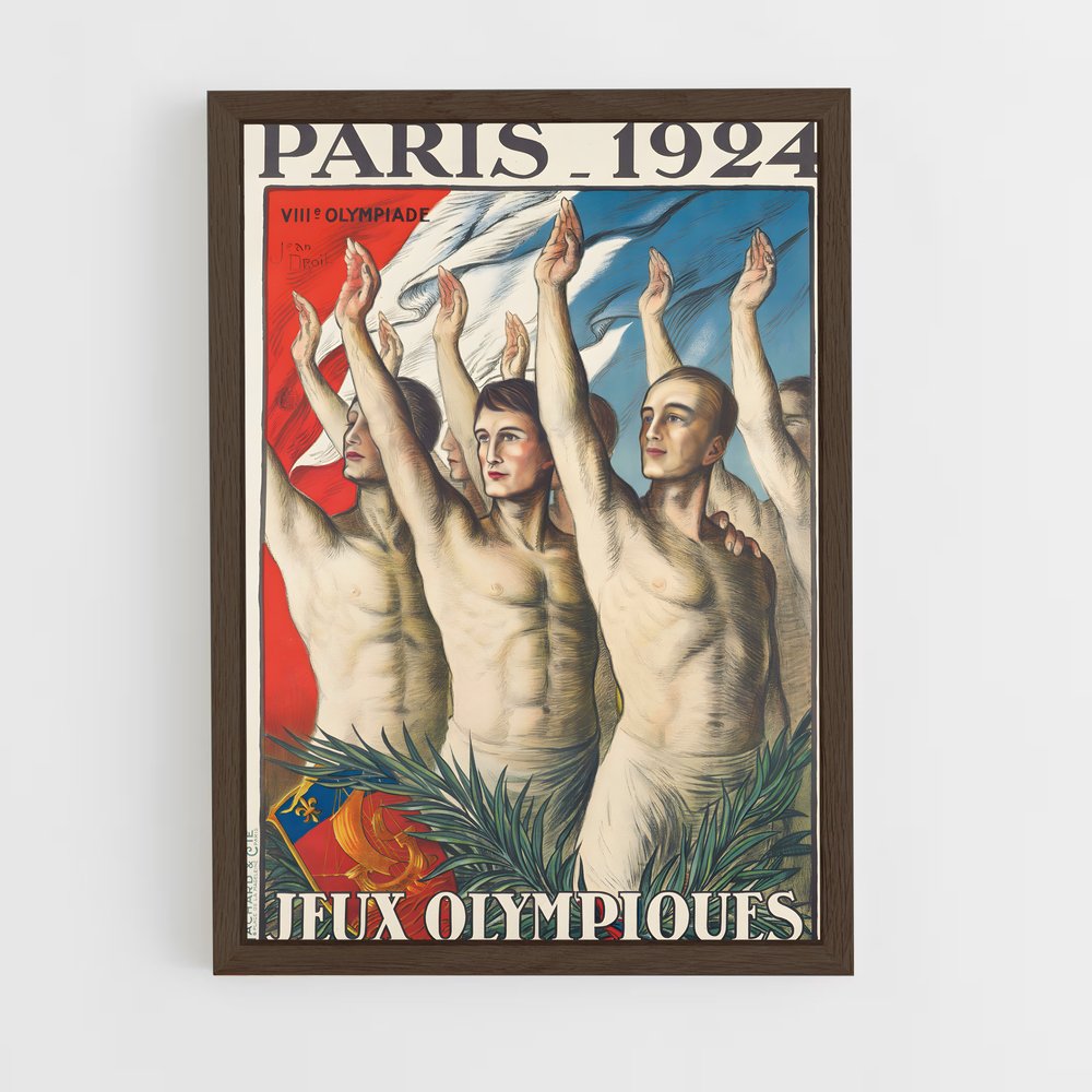 Poster Olympiades de Paris 1924 – affiche Jeux Olympiques (vue 5)